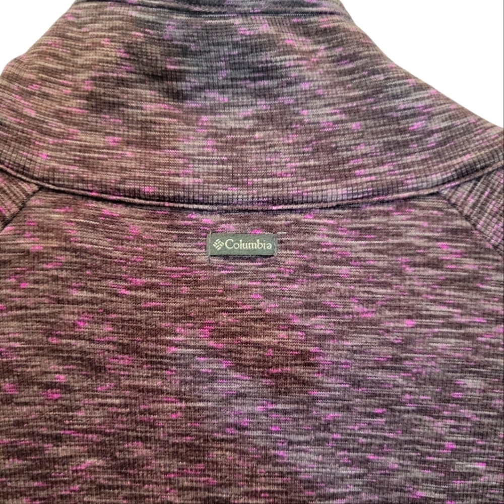 Columbia Outerspaced III 1/2 Zip Pullover Purple Black Women's Large - Picture 3 of 9